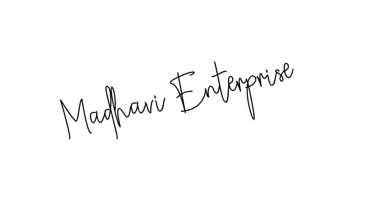 Madhavi Enterprise name signatures